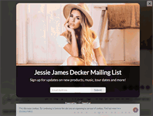 Tablet Screenshot of jessiejamesdecker.com